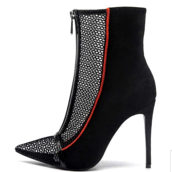 Cape Robbin Shoes - Cape Robbin Black Stiletto Pointed Toe Ankle Boots